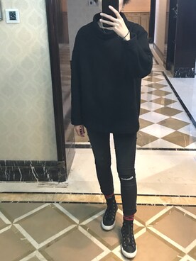 「R13（アールサーティーン）のアイテム（パンツ）」を使った、ray1234さん（レディース・165cm）の春コーディネート