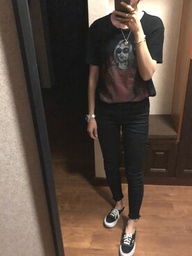 「R13（アールサーティーン）のアイテム（トップス）」を使った、ray1234さん（レディース・165cm）の夏コーディネート