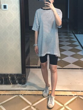 「R13（アールサーティーン）のアイテム（トップス）」を使った、ray1234さん（レディース・165cm）の夏コーディネート