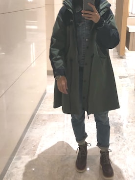 「THE NORTH FACE（ザノースフェイス）のアイテム（ミリタリージャケット）」を使った、ray1234さん（レディース・165cm）の秋コーディネート