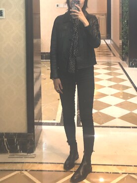「COMMON PROJECTS（コモンプロジェクト）のアイテム（ブーツ）」を使った、ray1234さん（レディース・165cm）の春コーディネート