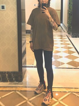 「LESS（レス）のアイテム（パンツ）」を使った、ray1234さん（レディース・165cm）の春コーディネート