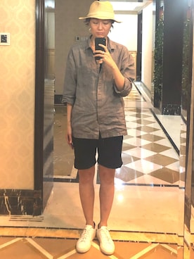 「COMMON PROJECTS（コモンプロジェクト）のアイテム」を使った、ray1234さん（レディース・165cm）の夏コーディネート