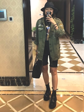 「flameのアイテム」を使った、ray1234さん（レディース・165cm）の秋コーディネート