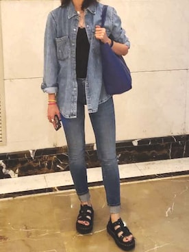 「Calvin Klein PLATINUM（カルバン・クライン プラティナム）のアイテム」を使った、ray1234さん（レディース・165cm）の秋コーディネート