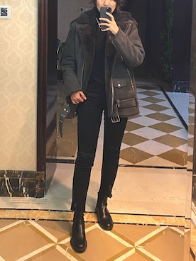 「COMMON PROJECTS（コモンプロジェクト）のアイテム」を使った、ray1234さん（レディース・165cm）の冬コーディネート