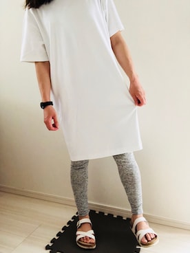 「CASIO」｜「アイテム（サンダル）」を使った、ru____さん（レディース・156cm）の夏コーディネート