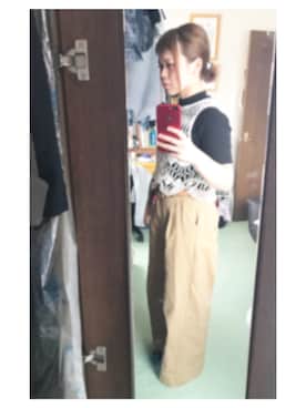 「H&M（エイチ・アンド・エム）のアイテム（アンサンブル）」を使った、C☹.Iさん（レディース・153cm）の春コーディネート