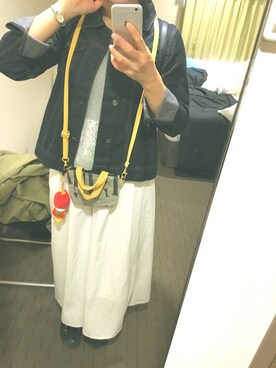「おやすみコーデ」｜「アイテム（ジャケット/アウター）」を使った、郁さん（レディース・154cm）の春コーディネート