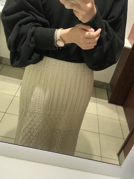 「スローブイエナ」｜「アイテム（腕時計）」を使った、aiさん（レディース・151cm）の秋コーディネート