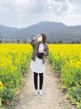 「菜の花」｜saさん（レディース・155cm）の春コーディネート