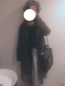 「Another Edition（アナザーエディション）のアイテム（帽子）」を使った、tsu_さん（レディース・149cm）の冬コーディネート