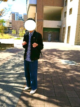 「wearhalloween2017」｜「アイテム（ナイロンジャケット）」を使った、ht.さん（メンズ・186cm）の秋コーディネート