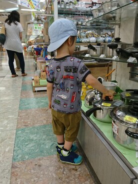 こんぺいさん（キッズ・90cm）の夏コーディネート