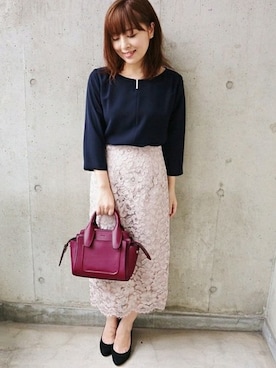 「La TOTALITE（ラトータリテ）のアイテム」を使った、yukimiさん（レディース・155cm）の秋コーディネート