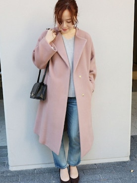 「La TOTALITE（ラトータリテ）のアイテム」を使った、yukimiさん（レディース・155cm）の冬コーディネート
