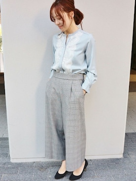 「La TOTALITE（ラトータリテ）のアイテム」を使った、yukimiさん（レディース・155cm）の冬コーディネート