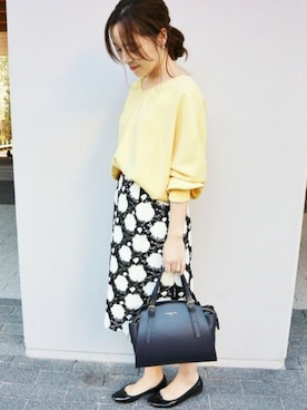 「La TOTALITE（ラトータリテ）のアイテム」を使った、yukimiさん（レディース・155cm）の春コーディネート