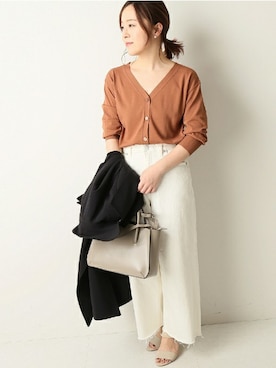 「La TOTALITE（ラトータリテ）のアイテム」を使った、yukimiさん（レディース・155cm）の春コーディネート