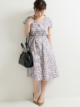 「La TOTALITE（ラトータリテ）のアイテム」を使った、yukimiさん（レディース・155cm）の夏コーディネート