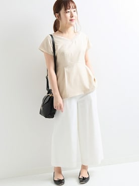 「La TOTALITE（ラトータリテ）のアイテム」を使った、yukimiさん（レディース・155cm）の夏コーディネート