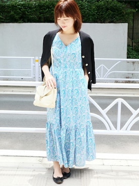 「La TOTALITE（ラトータリテ）のアイテム」を使った、yukimiさん（レディース・155cm）の夏コーディネート