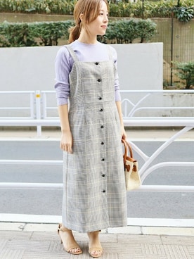 「La TOTALITE（ラトータリテ）のアイテム」を使った、yukimiさん（レディース・155cm）の春コーディネート