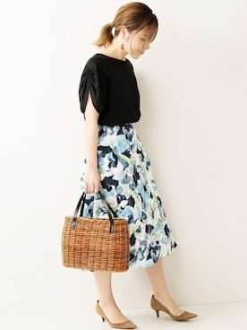 「La TOTALITE（ラトータリテ）のアイテム」を使った、yukimiさん（レディース・155cm）の夏コーディネート