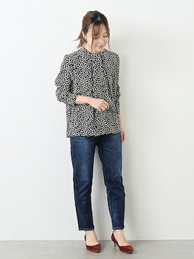 「カラーパンプス」｜yukimiさん（レディース・155cm）の秋コーディネート