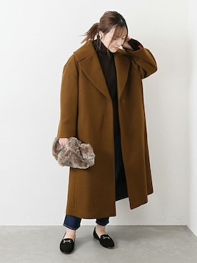 「La TOTALITE（ラトータリテ）のアイテム」を使った、yukimiさん（レディース・155cm）の秋コーディネート
