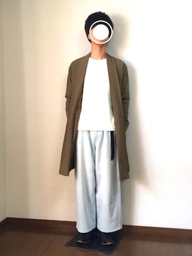「417 EDIFICE（フォーワンセブンエディフィス）のアイテム（その他アウター）」を使った、u.さん（メンズ・177cm）の春コーディネート