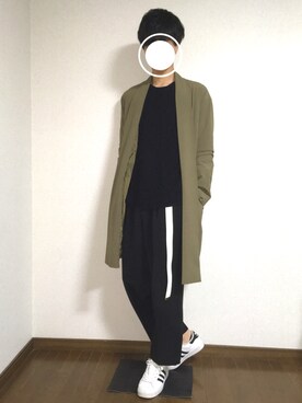「417 EDIFICE（フォーワンセブンエディフィス）のアイテム（その他アウター）」を使った、u.さん（メンズ・177cm）の春コーディネート