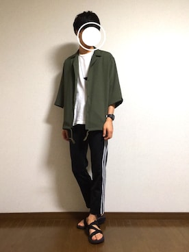 「TOGA（トーガ）のアイテム（アクセサリー）」を使った、u.さん（メンズ・177cm）の夏コーディネート