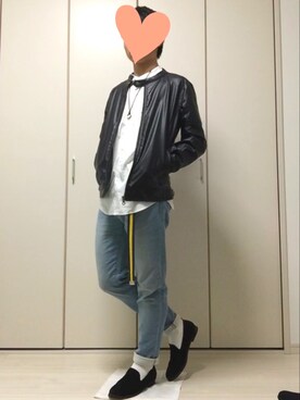 「aveil（アベイル）のアイテム」を使った、せがれさん（メンズ・172cm）の春コーディネート