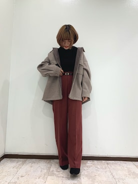 しらこさん（レディース・154cm）の秋コーディネート