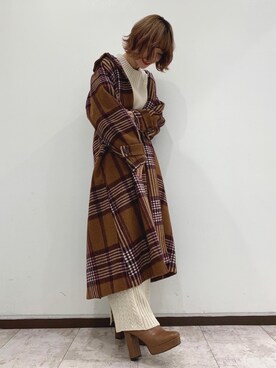 しらこさん（レディース・154cm）の秋コーディネート