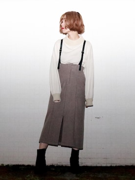 しらこさん（レディース・154cm）の冬コーディネート