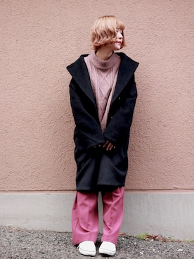 しらこさん（レディース・154cm）の冬コーディネート