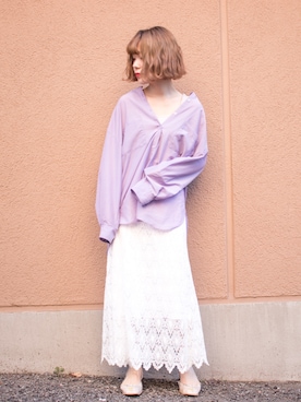 しらこさん（レディース・154cm）の春コーディネート