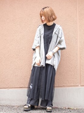 しらこさん(レディース・154cm)の春コーディネート