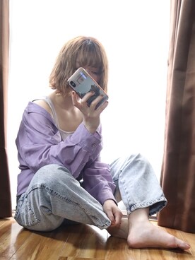 しらこさん（レディース・154cm）の春コーディネート