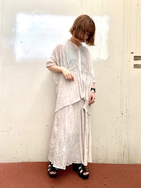 しらこさん（レディース・154cm）の春コーディネート