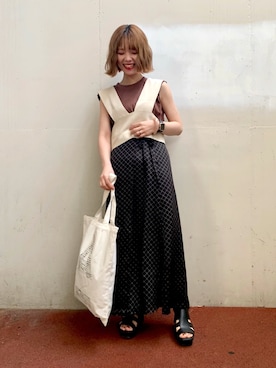 しらこさん（レディース・154cm）の夏コーディネート