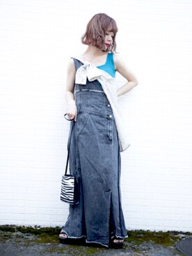 しらこさん（レディース・154cm）の夏コーディネート