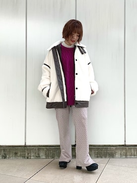 しらこさん（レディース・154cm）の秋コーディネート