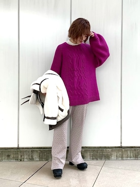 しらこさん（レディース・154cm）の秋コーディネート