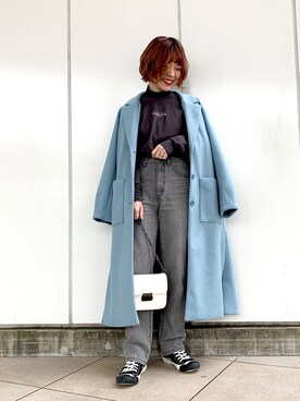 「2021年」｜「アイテム（その他）」を使った、しらこさん（レディース・154cm）の冬コーディネート