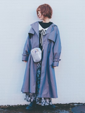 しらこさん（レディース・154cm）の冬コーディネート