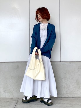 しらこさん（レディース・154cm）の春コーディネート