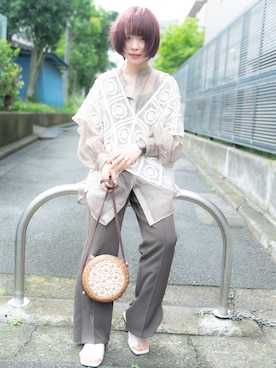 しらこさん(レディース・154cm)の春コーディネート